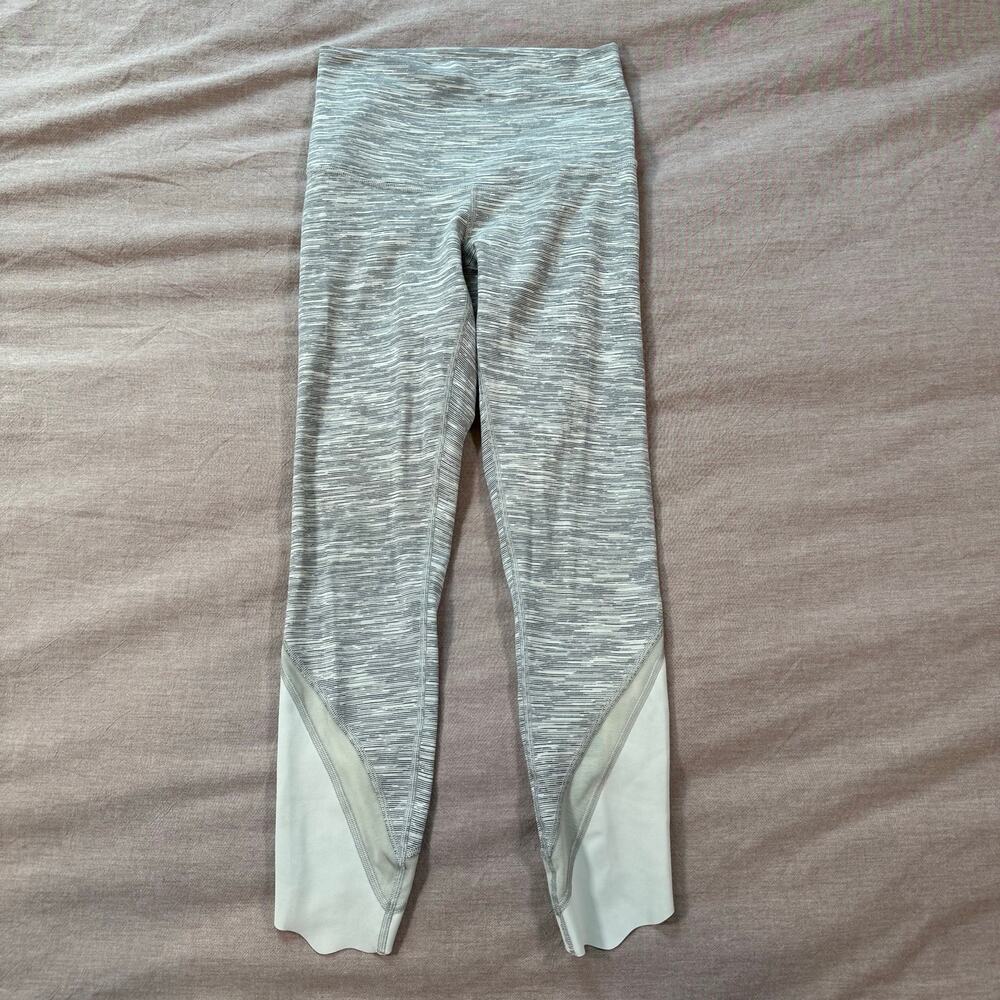 Lululemon grey capri leggings high rise size 4